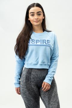 Baby blue crew neck hotsell